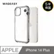 魚骨牌 MAGEASY iPhone 14 Plus 6.7吋 ALOS M 磁吸超軍規防摔透明手機殼(五年保固 永不泛黃)