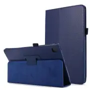 For Samsung Galaxy Tab A8 10.5 X200 X205 Stand Tablet Case Cover 2-Lines --BLUE