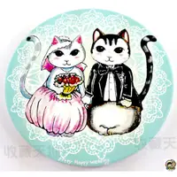 在飛比找i郵購優惠-【收藏天地】台灣紀念品＊神奇的陶瓷吸水杯墊-貓貓的婚禮／馬克