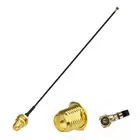 RP-SMA Female Jack to U.FL MHF4 RF jumper cable 0.81mm 25cm long