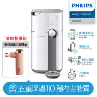 在飛比找momo購物網優惠-【Philips 飛利浦】雙效UV-C滅菌RO濾淨瞬熱飲水機