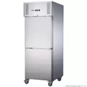 600L Two Door Upright Fridge S/S 680x810x2000mm Kitchen Food Storage Freezer