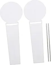 UPKOCH 2Pcs Scientific Sundial Model DIY Clock Decor Measurement Tool for Educational Purposes Ancient Measurer for Learning Estimation Skills