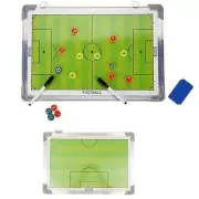 Folding Football Tactics Board Double-Sided Design Coaching Clipboard