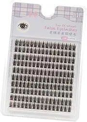 Ｂｅｓｇａ Lash Clusters Faux Makeup Eyelash Handmade Fake Eye Lash Faux Lashes Wisps for Dating Stage Performance Photography Cosplay, style B