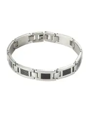 [Cudworth] Polished Stainless Steel Bracelet in Black