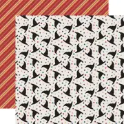 2 Sheets of Echo Park Paper WITCHES & WIZARDS 12x12 Cardstock - Magical Hats