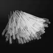 100PCS 2ml Graduated Pipettes Disposable Pasteur Plastic Eye Dropper Sm *q&UU