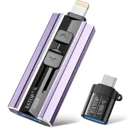 512GB Flash Drive Intended for iPhone iPad Android and Computers, 4 in 1 Phot...