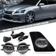 Pair Halogen Car Retrofit Fog Driving Lamps For LEXUS GS250/GS450H/GS300H 10-16