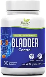Better Bladder Control - Reduces Urinary Incontinence and Urination Frequency - Help Overactive Bladder - Natural Herbal Supplement