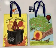 Trader Joe NWT REUSABLE GROCERY LOGO SOUTH CAROLINASC SHOPPING TOTE GIFT BAG