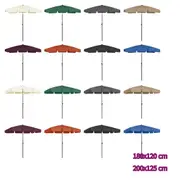 Beach Parasol Outdoor Umbrella Sun Shelter Shade Terrace Garden Patio vidaXL