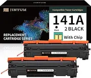 JINTUM 141A Compatible Toner Cartridge Replacement for HP 141A Black Toner Cartridge for HP W1410A Works with HP M110w, MFP M140w, MFP M139w Printers (with Chip, 2-Pack)