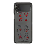 Galaxy Z Flip4 Impact Case heart renew (galaxy Z flip 3 phone)