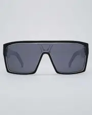 [Unit] Unit Men's Command Polarised Sunglasses in Black/Silver Polar One Size Black/Silver Polar