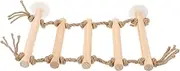 Yardwe Wooden Bird Ladder Toy Bird Climbing Step Ladder Parrot Climbing Decor