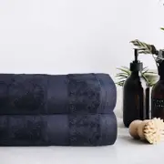 Bedding King 100% Pure Organic Cotton Bath Sheet - Charcoal