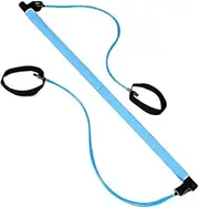 Fitness Board Pilates Bar Reformer Portable Toning Barre Yoga Pilates Equipment Exercise Stick Home Fitness Equipment Pilates Reformers(Blue)