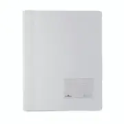 Durable Premium Flat File A4 Extra Wide Document Organiser Translucent - White