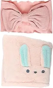 Fast Drying Fleece Hair Wrap with Headband Absorbent Turban Shower Cap for Women for All Hair Comfortable and Easy to Use