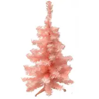在飛比找Yahoo奇摩購物中心優惠-摩達客 台製2尺(60cm)經典粉紅色聖誕樹裸樹