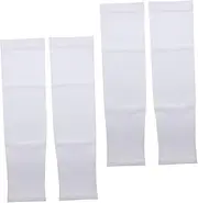 Angoily Running Arm Sleeves for Men Women 2 Pack Sun Protection Sleeves Elastic Cooling Youth Girls Boys Arm Protectors for Sports
