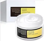 SM-Snail Mucin 92% Face Moisturiser - Advanced Vegan Snail Cream with Barrier Repair for Sensitive Skin & Dry Skin, Lightweight Daily Facial Cream for Soft, Glowy Skin, Skin Care - 3.52 Oz