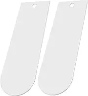 Mobestech 2pcs Sock Hanger Acrylic Display Board Sock Hanging Prop Stocking Display Prop Hook Wall or Closet Hanging