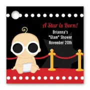 A Star is Born Boy - 20 Personalized Baby Shower Favor Tags