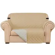 SUBRTEX Sofa Slipcover Reversible Chair Cover Quilted Couch Cover Furniture P...