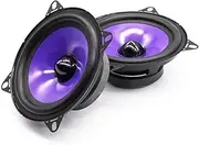 Car Audio Component 2pcs 5/6.5Inch 80/90W Car Speakers Full Range Frequency Heavy Mid-bass Modified Subwoofer Audio Automotive Tweeters(5 Inch 80W)