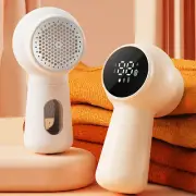 Fabric Shaver, Electric Lint Remover, Rechargeable Sweater Defuzzer, LED Display