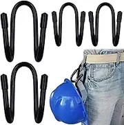 4Pcs Hard Hat Holder, Strong & Adjustable Hard Hat Hanger for Hardhat, Bags, Universal Multifunctional Hard Hat Rack for Vehicle Truck Car Headrest Hangers, Hard Hat Holder