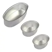 2Pcs Oval Cheesecakes Pans NonStick Cake Pans Aluminum Cheesecakes Tins Moulds