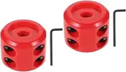 SOLUSTRE 2sets Winch Cable Rubber Stopper Wrench for ATV Utv Essential Winch Threader Accessory to Safety and Efficiency Prevent Hook Recoil and Reduce Noise