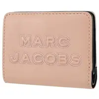 在飛比找森森購物網優惠-MARC JACOBS 馬克賈伯 品牌電繡LOGO皮革釦式短