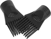 2pcs Blow Dryer Comb Attachment Diffuser Hair Dryer Nozzle Combs for Quick Hair Drying and Styling Compact Lightweight Design