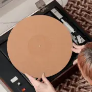 3Pcs Cork Record Mat Vinyl Protective Pad Phonograph Records Cork Turntable Mat