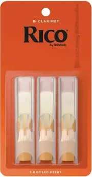 Rico by D'Addario RCA0335 Bb Clarinet Reeds, Strength 3.5, 3-pack