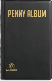 MUDOR Pressed Penny Collecting Book Album, Holds 160 Coins, Collector'S Pressed