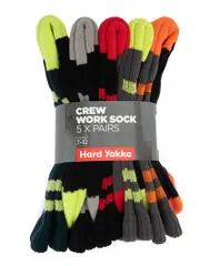 Hard Yakka Work Socks 5 Pack