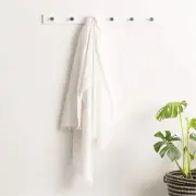 Renee Taylor Cavallo Washed French Linen White Throw