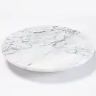 jalz jalz 12'' Marble Lazy Susan for Countertop Kitchen Turntable Storage Tur...