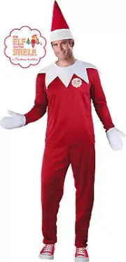 The Elf on the Shelf Adult Mens Costume NEW Christmas