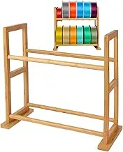 Filament Storage Rack - Desktop 3D Printer Filament Storage Rack | 2-Tier Organizer Stand for Desk Tabletop Home Enterprises Studio Workshop
