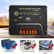20A MPPT Solar Regulator 12V 24V Solar Charge Controller Auto Focus Tracking AU