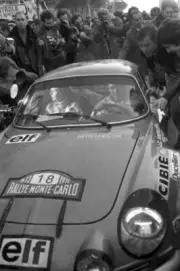 Jean Claude Andruet Michele "Biche" Espinosi Petit Alpine A110 1973 Old Photo 3
