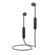 [bluetooth 5.0] Mini Sport Magnetic Wireless Headset Hifi Stereo Sound Wired Control Neckband Earphone With Portable Charging Box BLACK COLOR
