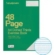 Studymate A4 70gsm 14mm Dotted Thirds Exercise Book 48 Page